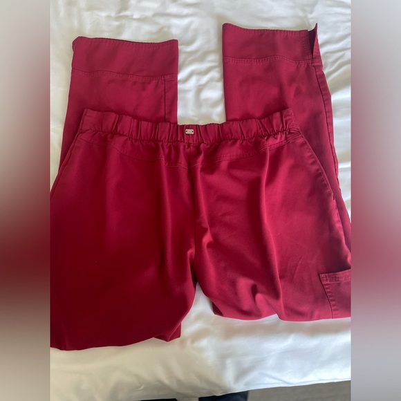 Grey's Anatomy Cargo Pants in Rich Red - Picture 5 of 9